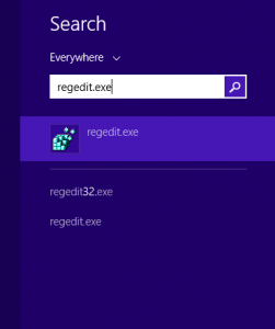 regedit